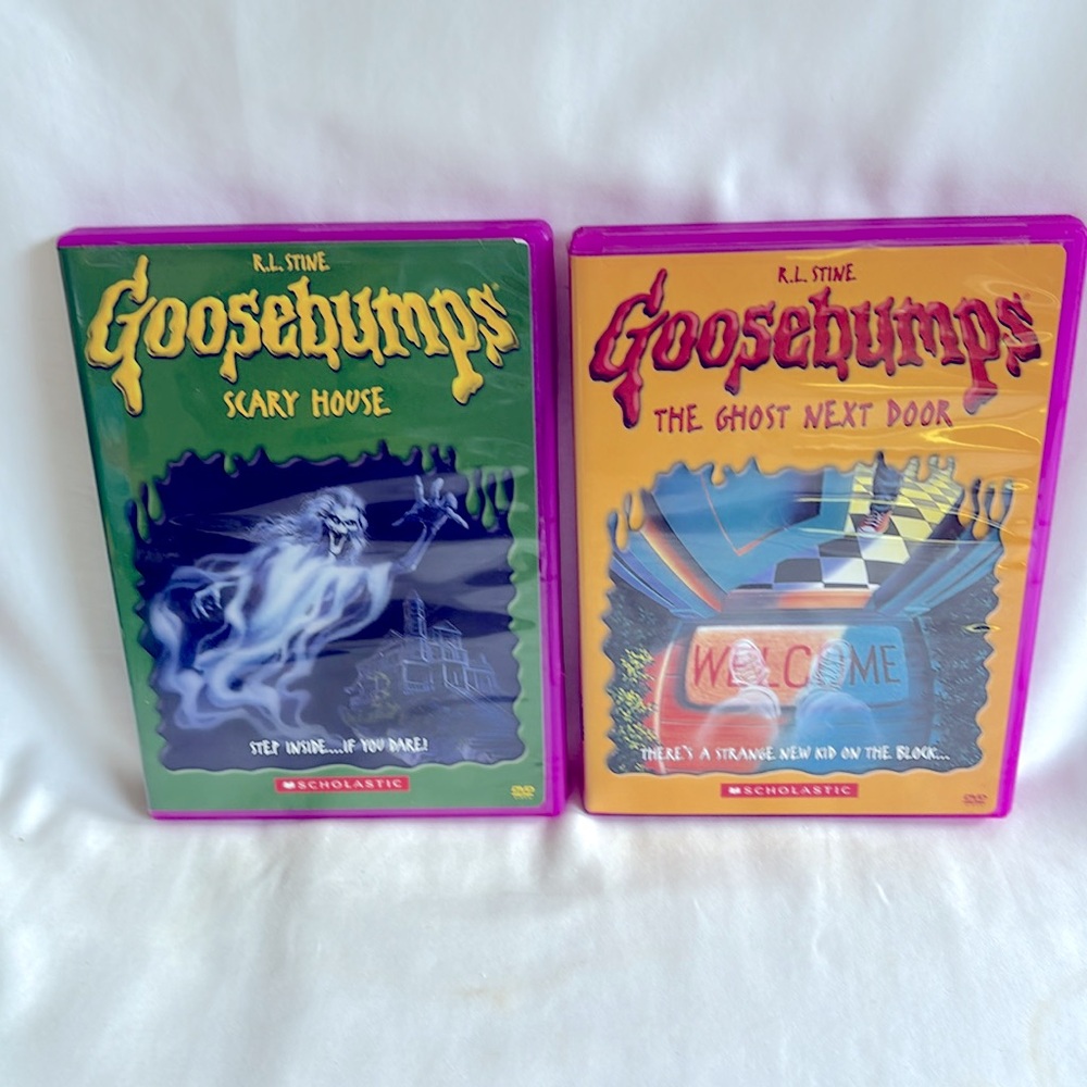 2PackGoosebumps DVDs -The Ghost Next Door & Scary House By R.L. Stine -Tested - Picture 3 of 7